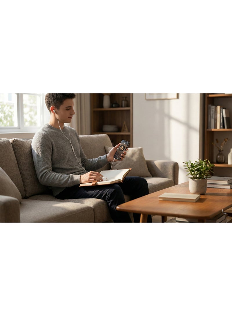 ستارت سماعة أذن سلكية ستيريو ST-36 من ستارت (START) - صوت عالي الدقة (High Definition)، ميكروفون مدمج، لون أبيض نقي، تصميم مريح، منفذ 3.5 ملم - Image 3